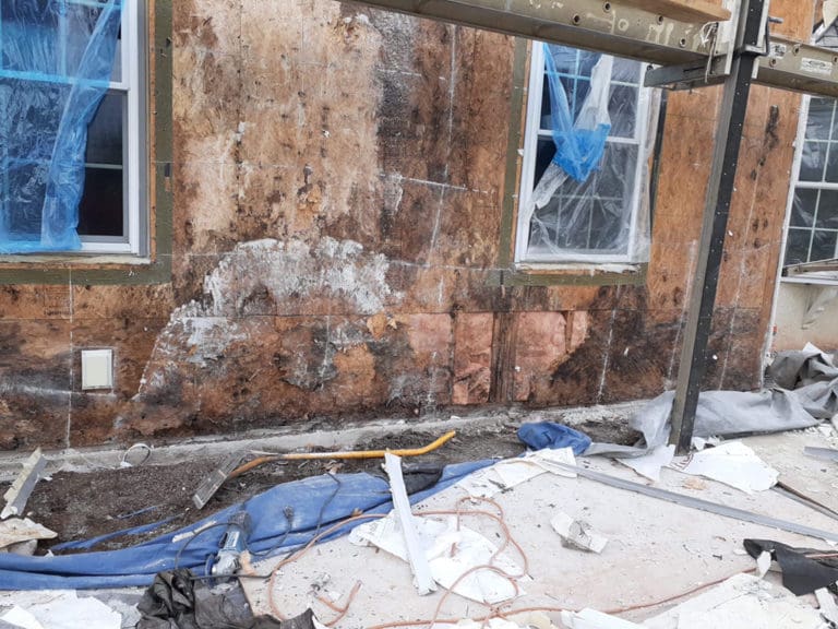 stucco remediation water damage