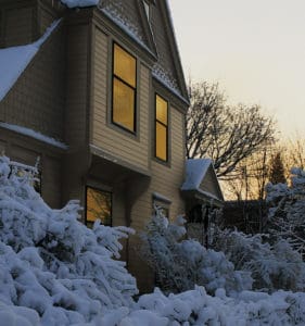 Install James Hardie siding in winter before it snows