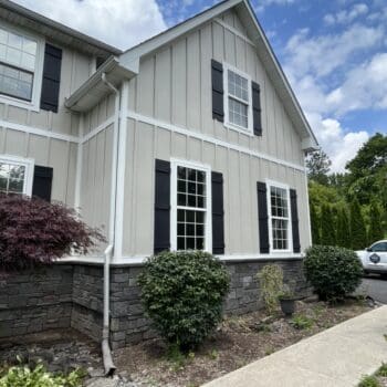 A Pennsburg, PA home after getting a stucco to James Hardie Board & Batten siding transformation - 5