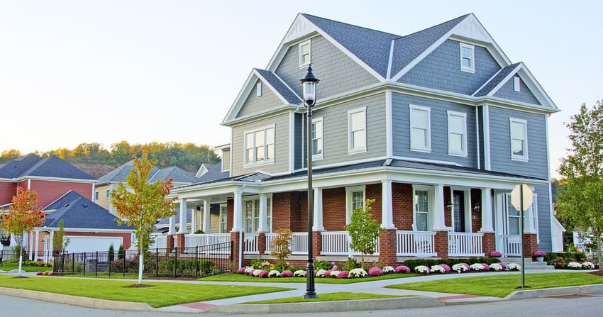Blue James Hardie Siding from the Magnolia Collection